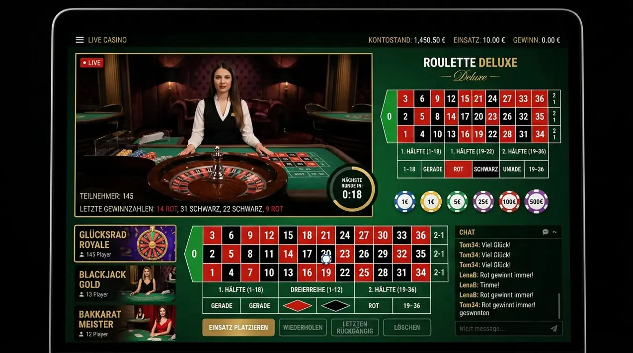 Live Dealer Casino bei WildRobin
